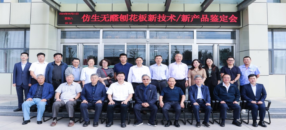 重磅！新港集團(tuán)和東北林業(yè)大學(xué)共同研發(fā)的仿生無醛刨花板新技術(shù)/新產(chǎn)品通過4項(xiàng)“國際領(lǐng)先”水平鑒定!